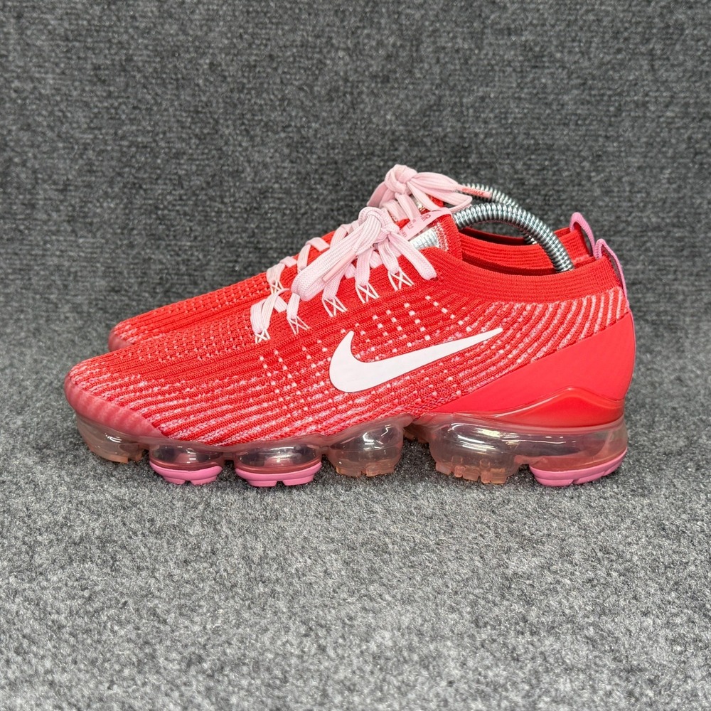 Nike Air VaporMax Flyknit 3 Running Shoes Women's 9.5‎ Track Red Magic Flamingo - Picture 5 of 13